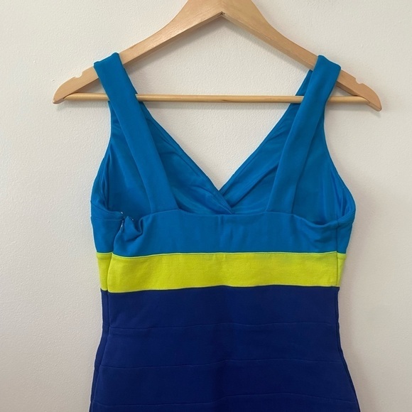 Express Neon Color Block  Bodycon Dress - Picture 4 of 5